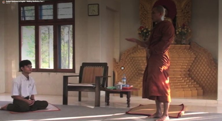 MAHASI METHOD – walking meditation